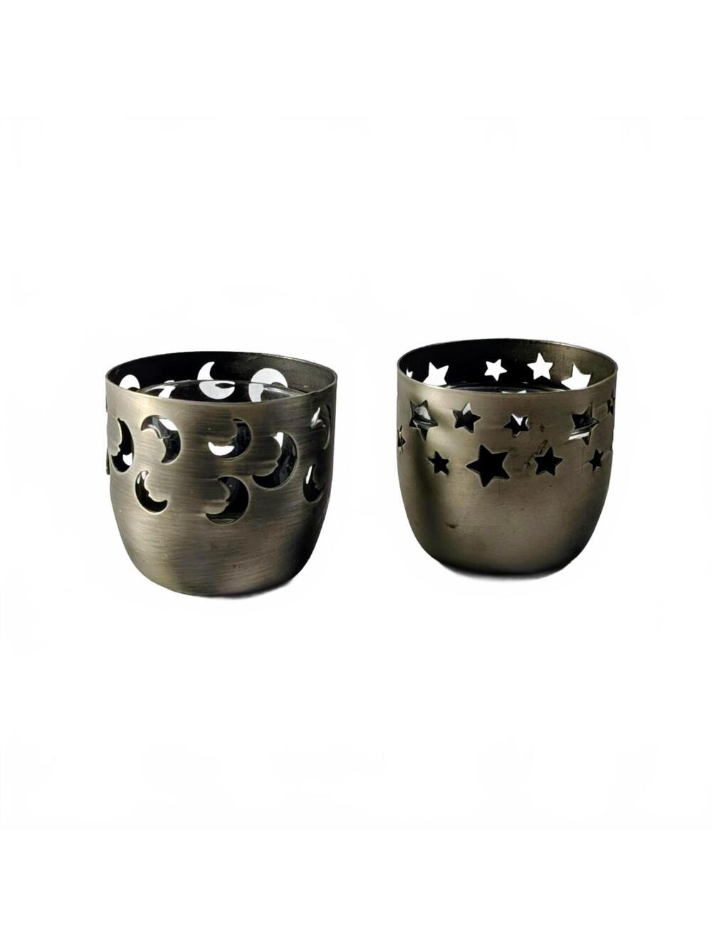 Sun & Moon Metal Votives